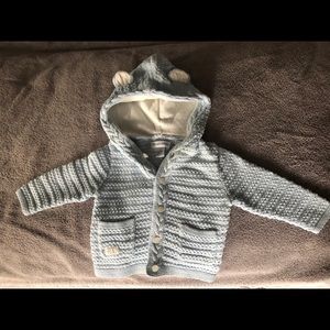 Ralph Lauren Baby Blue button sweater